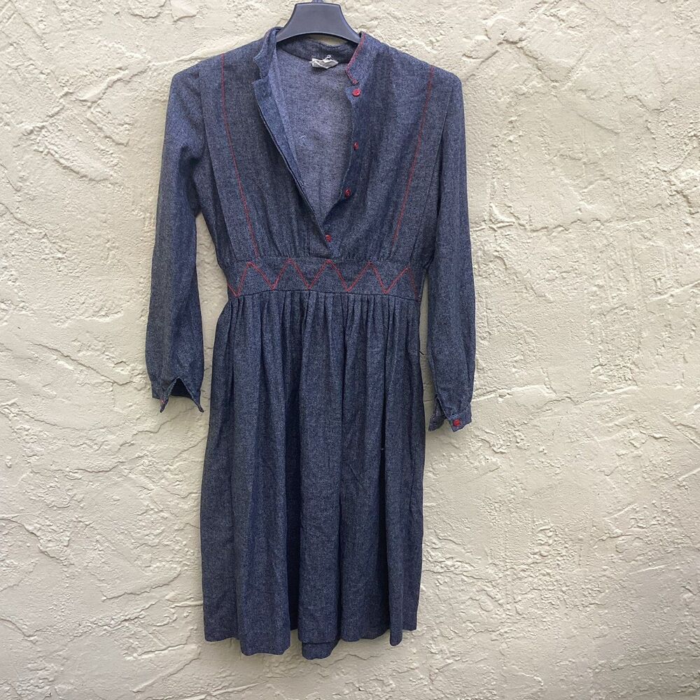 Vintage wool blend Italian Dress Mimmina see measurements for size